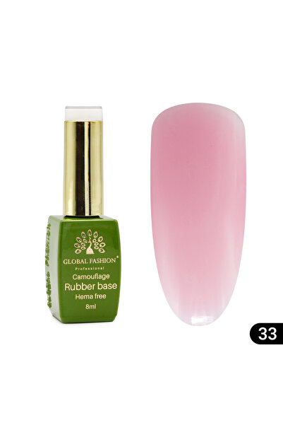 global fashion Базово покритие за нокти Camouflage, без хема, 8 мл 33