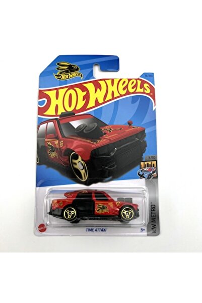 HOT WHEELS Masinuta metalica Hot Wheels, Time Attaxi, Rosu, 1:64