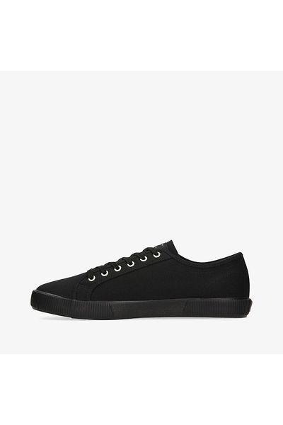 Calvin Klein JEANS Low Top Canvas Shoes Men's Black