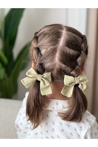 SOFT مجموعة مشبك مزدوج من المطاط الأخضر