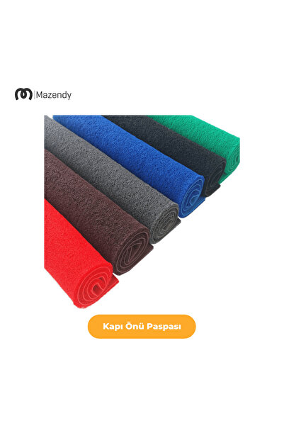 MAZENDY Curly Mat 1X1M 14mm Green Door Front Anti-Slip Outdoor Carpet