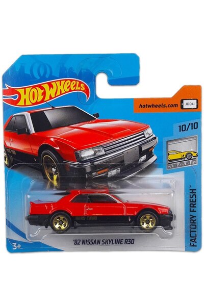 mattel Masinuta Hot Wheels, 82 Nissan Skyiline R30, 1:64, Rosu