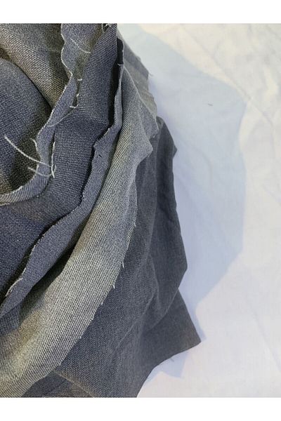 Yiğit Kumaş Flexible Classic Fabric with Outerwear, Piece 195X140 cm Anthracite Color
