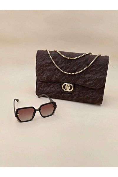 G&h Shoulder bag comes with a free gift of sunglasses