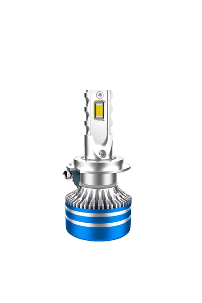 OEM Set de 2 becuri auto LED D01 halogen H7, vizibilitate 360 grade, 130W, 6500 lumeni, cip Osram, 6500k
