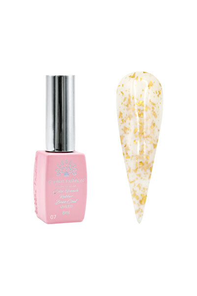 global fashion Baza cauciuc cu folie pentru unghii, Opal, Global Fashion, 8ml...