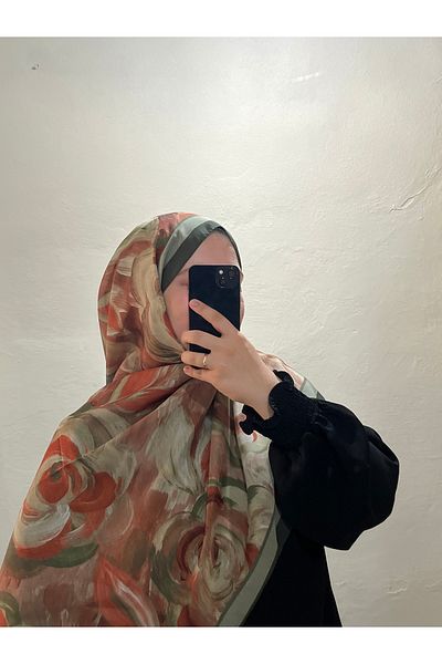 BOUTİCON Soft Batik Rose Shal