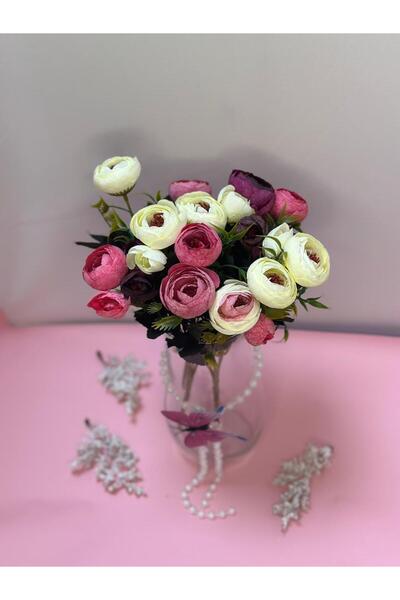 Papatya Flowers Yapay Çiçek, Şakayık, Tomurcuk Şakayık Demeti, Mini Şakayık