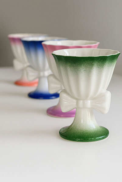 ARVALE Lunabowl Ceramic Ice Cream Bowl | Hand Painted Pastel Colored Stylish Bowl