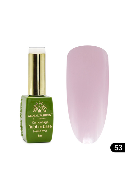 global fashion Set de 3 unități: Bază de unghii Camouflage, fără Hema, 8 ml 53