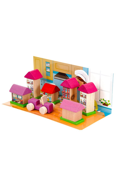 BALATOYZ Wood - Miniature City Set