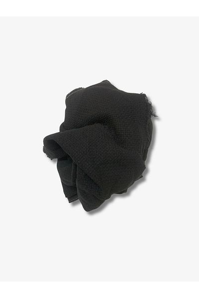 Yiğit Kumaş Black Tweed Fabric, Piece 160X150 cm