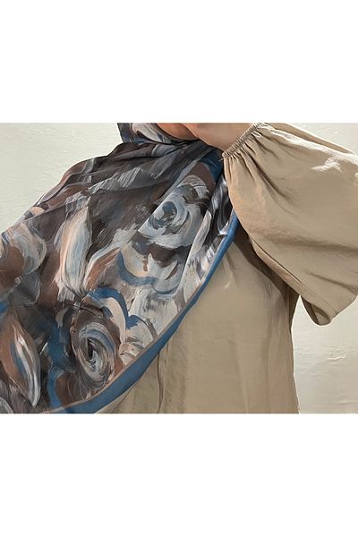 BOUTİCON Soft Batik Rose Shal
