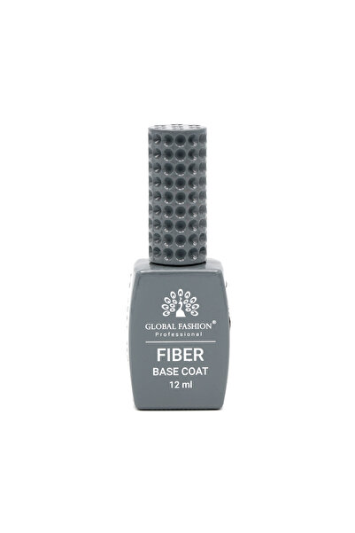 global fashion Base Coat Fiber, baza fibra pentru unghii, 12 ml