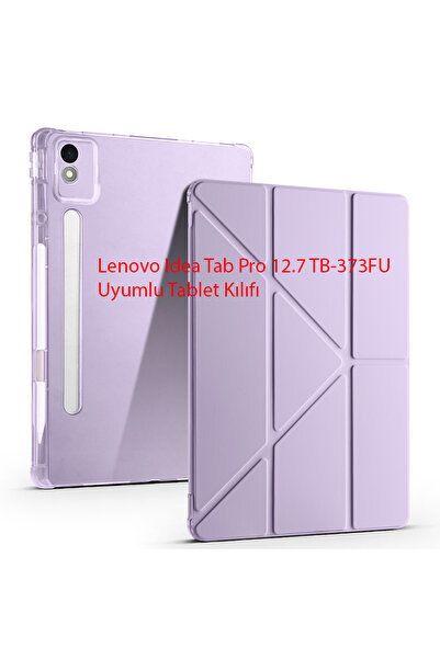 Yesnıce Lenovo Idea Tab Pro 12.7 TB-373FU Kalemlikli Standlı Uyku Modlu Katla...