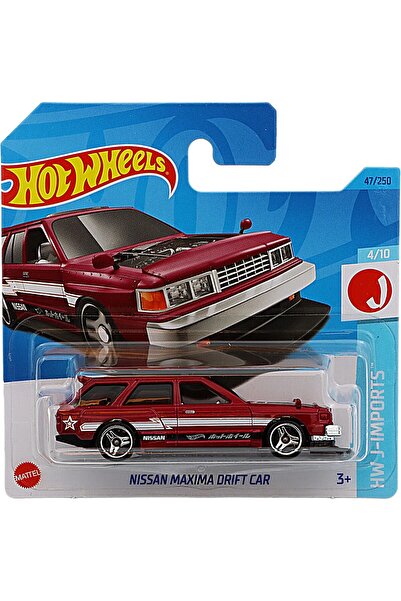 HOT WHEELS Hot Wheels Diecast Car, Nissan Maxima Drift Car, 1:64, Cherry Red