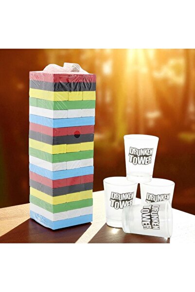 Kuzey Tacı لعبة Jenga Shot Glass Game وقت ممتع في بيئة الأصدقاء Vip