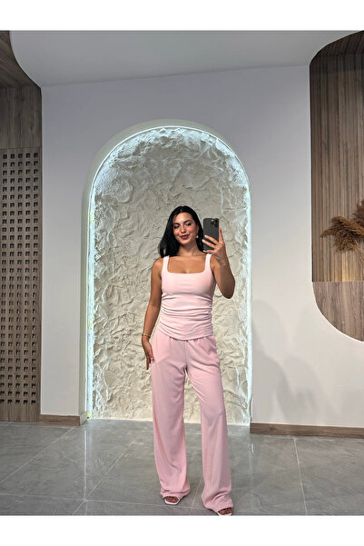 Kyra Studios 2448 Ruched Detail Ottoman Fabric Blouse