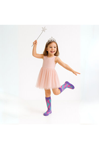 glitters Funky 3D High Socks for Kids & Teens – Fun Socks - Abstract