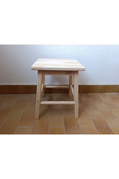 sjs ahşap Ahşap küçük kare tabure, çocuk taburesi, piknik, kamp taburesi