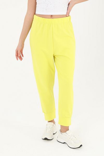 Modamorfo Women's Rib Detailed Sweatpants - 30189Pnt