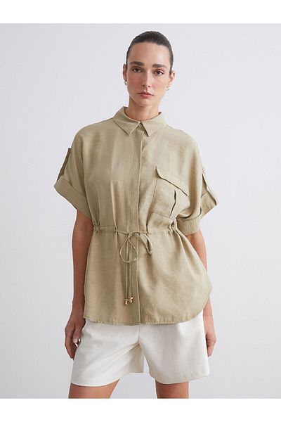 LC Waikiki Oversize Modal Blended Women's Shirt