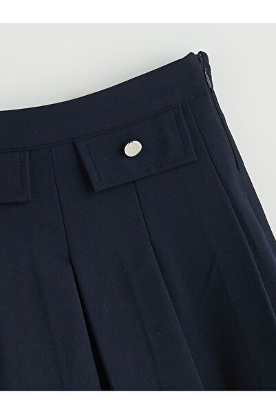 LC Waikiki LCW Kids YENİ SEZON Basic Gabardin Kız Çocuk Şort Etek