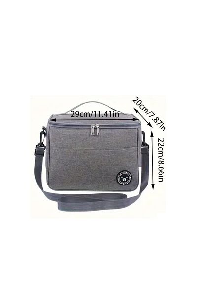 The Cloudish Shop Child Primary School Lunch Box Large Size Black
