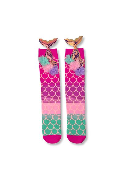 glitters Funky 3D High Socks for Kids & Teens – Fun Socks - Mermaid