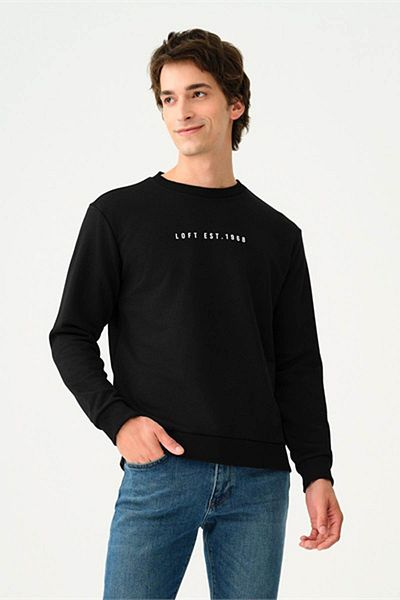 Loft Black Men's Sweatshirt Lf2037100