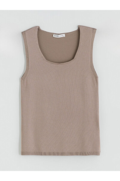 LC Waikiki Peak New Season Square Neck Women's Knitwear Tank Top