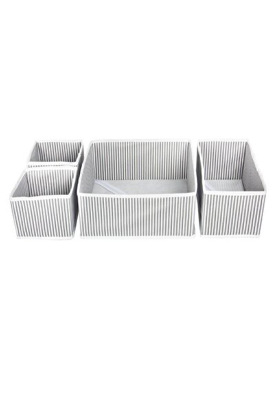 Hesaplı Kasa مجموعة من 4 أدراج من القماش