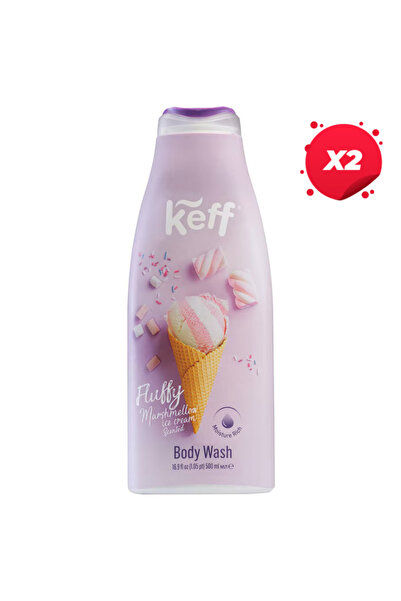 keff GEL DUS 500ML ÎNGHEȚATĂ PUFOASĂ CU BEZEA - 2 bucăți