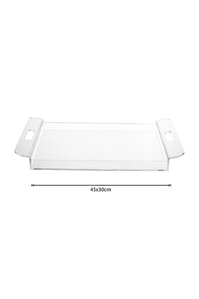 Abareek Al Safa Rectangular acrylic serving tray