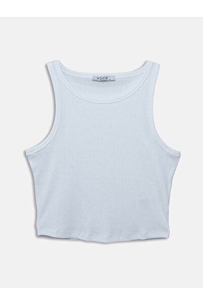 LC Waikiki Tricou texturat pentru femei New Season Crew Neck - S5GR19Z8