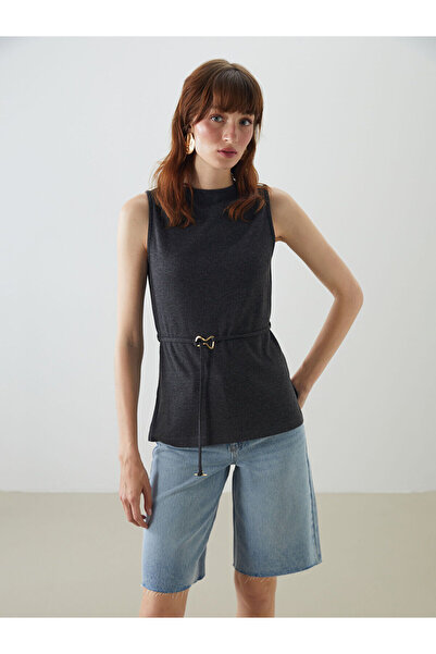 LC Waikiki Vizyon New Season Crew Neck Women's Knitwear Tank Top