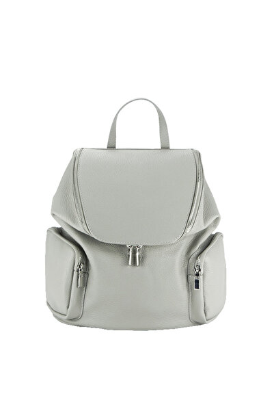 SOFILINE Premium large gray backpack made of genuine leather 8961 122