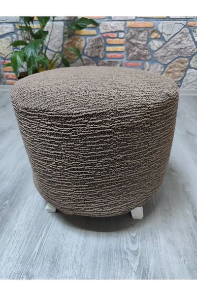 COVER TEKSTİL Round Puf Cover