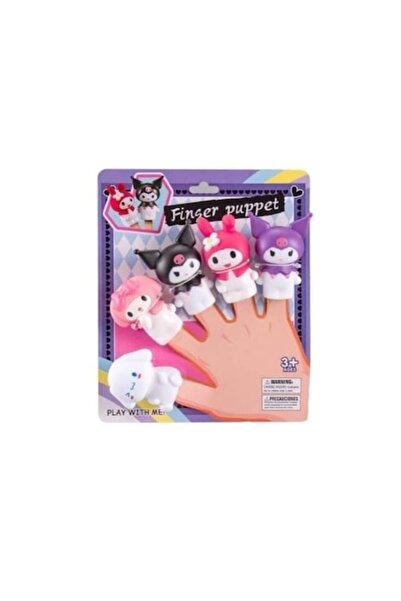OEM Set 5 Figurine Kuromi, mascote pentru degete, Finger Puppet, multicolor