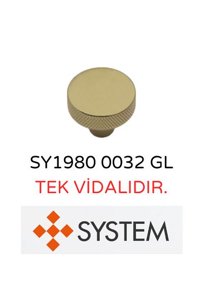 System Sy1980 0032 Gl Gold Yellow Color Modern Single Handle