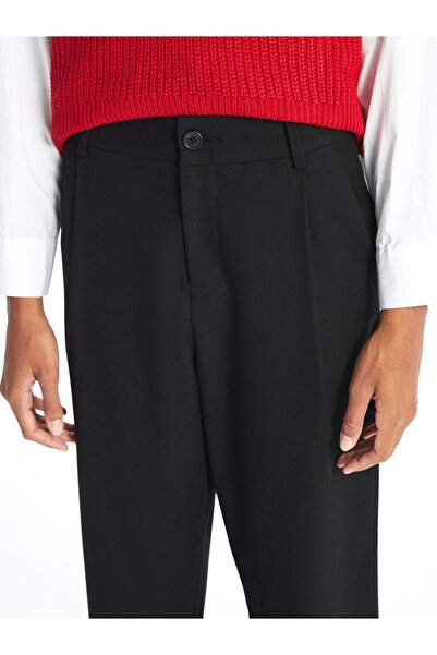 LC Waikiki Black Loose Fit Women's Trousers