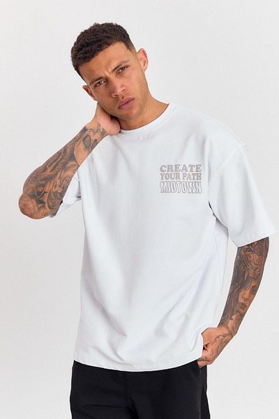 İLKCET MODA Create Printed Oversize Unisex Tshirt