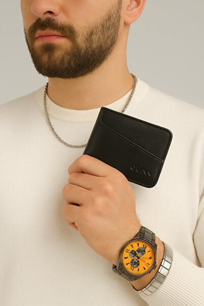 Choppers Erkek Seti – Saat, İtalyan Bileklik, Çelik Kolye & Cüzdan”