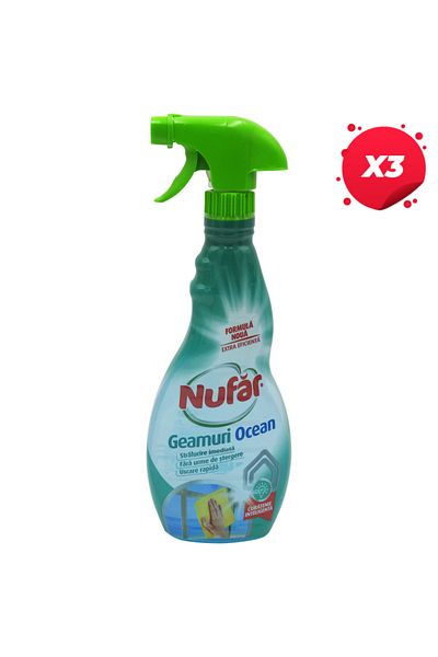Nufar X3 - SPRAY GLASS SOLUTION 500ML OCEAN