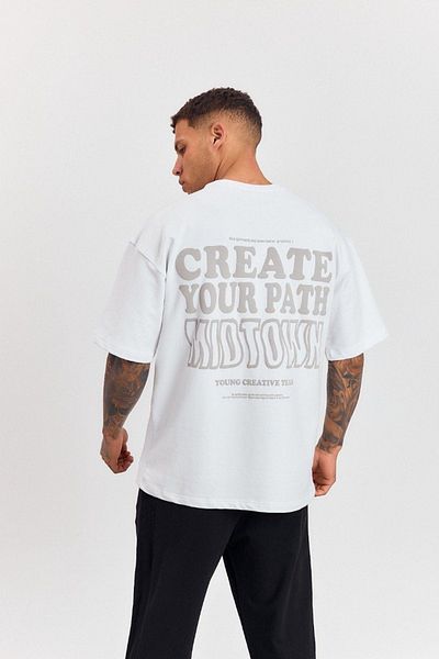 İLKCET MODA Create Printed Oversize Unisex Tshirt