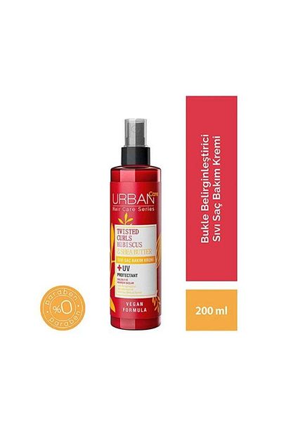 Urban Care Twisted Curls Liquid Cream with Hibiscus & Shea Butter - 200ml