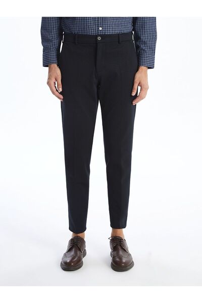 LC Waikiki Navy Blue Slim Fit Men's Chino Trousers