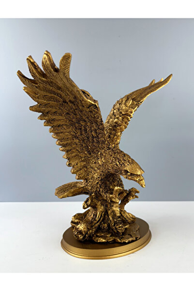 LivadoHome Kartal Dekoratif Biblo Heykel 30 x 27 cm