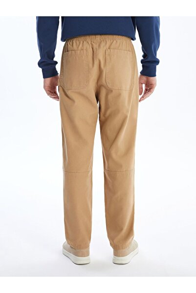 LC Waikiki Pantaloni pentru bărbați din pânză confortabilă bej