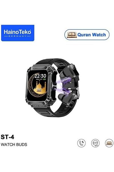 HAINOTEKO Smart German ST4 Earbuds Haino Teko with Full Quran Chapters, MP3 Speaker 4GB for Men and Boys